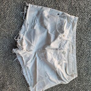Pacsun Women's White and Cream Shorts